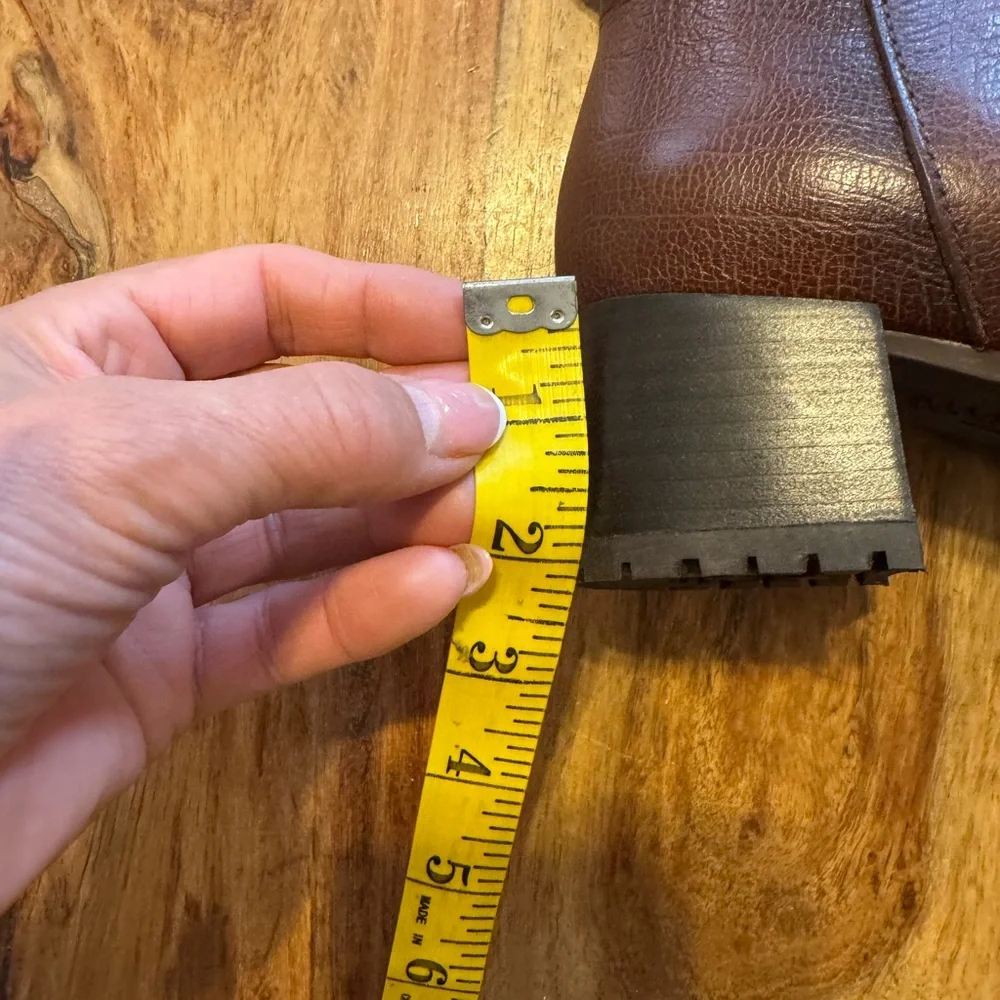 Brand new Hispanitas Brown Leather Knee-High Boots size 36 - Picture 7 of 8